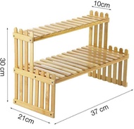 ชั้นวางต้นไม้ ชั้นวาง ชั้นไม้ ชั้นโชว์สินค้า วัสดุทำจากไม้ไผ่ rack ชั้นวางอเนกประสงค์ ของแต่งบ้าน ขอ