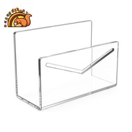Mail Holder Mail Organizer Countertop Acrylic Mail Sorter Set for Desk Envelope Holder Letter Organi