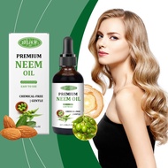 EELHOE Premium Neem Oil Infused Olive Oil Sweet Almond Oil Vitamin E Multi-Purpose Scalp Skin Nail C