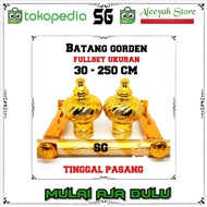 BATANG GORDEN UKURAN 30-250 CM WARNA GOLD / EMAS