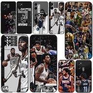 【D05】basketball player Kyrie Irving for Realme 8S 8i 9i 9 10 Pro Plus 10Pro 12 12X TPU Soft Black Si