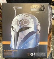 全新現貨 孩之寶 StarWars 星際大戰 黑標 收藏頭盔 女曼達洛人 博 卡坦 克里茲 1:1 cosplay道具