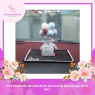 Christmas Gift Idea Car Perfume Decoration Macaron Balloons with Mat