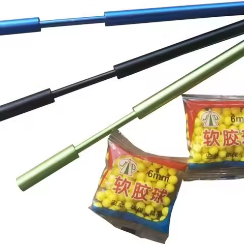 Aluminum Alloy Bamboo Barrel Gun Shooting Target for Pneumatics Darts Accessories Glock Air Soft Bul