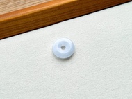 採礦 白翡 翡翠平安扣 飾品配件 手作串珠材料配件 手繩主珠