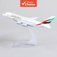1/400 A380 Diecast Metal Model Plane with Stand – Pilot Gift, Desk Decor, Aviation Collectible