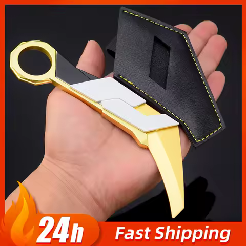 16cm6.3in Valorant Prime 2.0 Karambit Leather Case Version Game Peripheral Weapon Ninja Samurai Swor