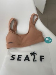 Sealf 運動泳衣-栗子蒙布朗(羅紋) S