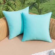30x50cm/45x45cm solid color waterproof pillow case outdoor patio bench sofa pillow cover without pil