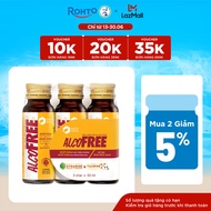 Nước uống giải rượu thải độc gan Alcofree lốc 3 chai x 50ml