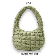 [ของแท้ 100% พร้อมส่ง] COS Quilted Bag Mini Green