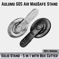Aulumu G05 Air 5 in 1 MagSafe Grip Kick Stand Phone Holder for iphone Samsung Universal Device Alumi