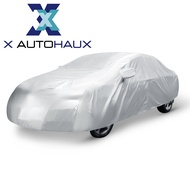 X AUTOHAUX Car Cover Waterproof Outdoor Sun UV Rain Resistant Protection for Toyota Corolla 4.7M x 1