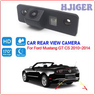 Kamera Spion รถ HJIGER สำหรับฟอร์ดรุ่น Mustang GT CS 2010 2011 2012 2013 2014 CCD Full HD การมองเห็นได้ในเวลากลางคืนกล้องท้ายรถกันน้ำ HSHRE