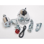 【No-profit】 Vintage Motorized Bike Friction 12v 6w Generator Headlight Tail Kit Lamp Friction Dynamo