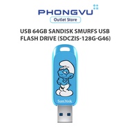 USB 64GB Sandisk Smurfs USB Flash Drive (SDCZIS-128G-G46) -