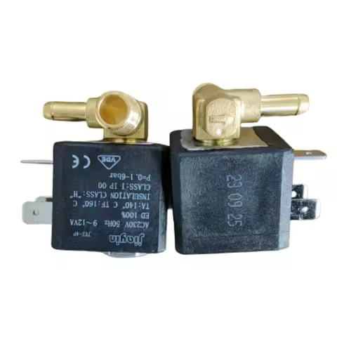 JYZ-4P Normally Closed 3mm N/C 2/2 Way AC 230V G1/8" 6Bar Brass Steam Pump for Philips Irons,steam m