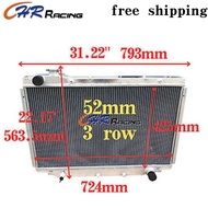 3 ROW RADIATOR FOR 90-97 TOYOTA LAND CRUISER 80 HZJ80 HDJ80 4.2L /FZJ80 4.5L MT
