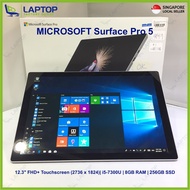 MICROSOFT Surface Pro 5 (i5-7/8GB/256GB)Premium Preowned [Refurbished]