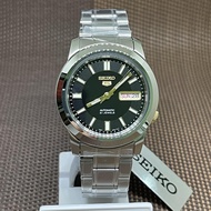 [Original] Seiko 5 SNKK17K1 Automatic Stainless Steel Black Dial Analog Men Casual Watch