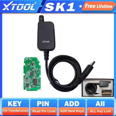 XTOOL Anytoyo SK1 For Toyota 8A/4A Smart Key Programming With Bench-free Pincode-free Auto Key Codin
