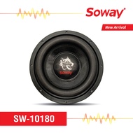 Soway SW-10180 Subwoofer ซับวูฟเฟอร์ ขนาด 10นิ้ว แม่เหล็ก 180x20mm แม่เหล็ก 2ชั้น 4+4Ω 2000W  โครงหล่อโครเมี่ยม 1ดอก เครื่องเสียงติดรถยนต์