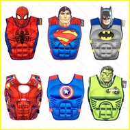B4 Cartoon Children's Life Jacket Vest Swimming Buoyancy Suits Superman Three-Dimensional Muscle Bab