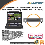 AVMATRIX PVS0613U Portable 6CH SDI/HDMI Multi-format Streaming Switcher / PVS 0613U