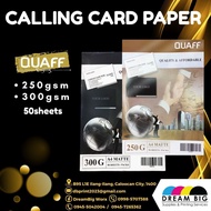 Quaff Calling Card paper 250gsm