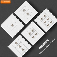 86 Type Super Six Type 10,000 Mega Network Socket Panel Concealed Wall TV Phone Super 5 Type 100 Meg