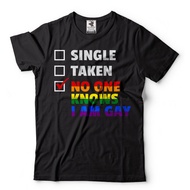 Funny T-Shirt Funny Mens T-Shirt Single Taken Relationship Tee