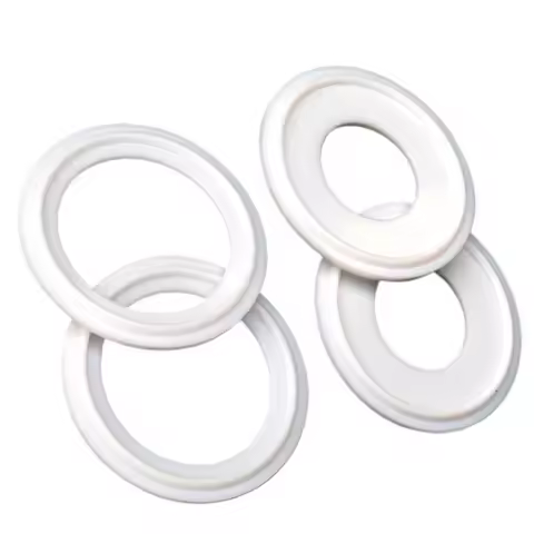 PTFE 0.5" 1" 1.5" 2" 2.5" 3" 3.5" 4" -10" Tri Clamp Sanitary Seal Strip Gasket Fast Install Seal Rin