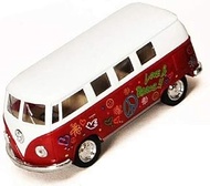 1962 Volkswagen Classic Bus with Decals 1/32 scale Die Cast Model Toy Car - RED