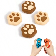 4pcs Cat Paw Thumb Grip Caps,Compatible With Switch & Switch Lite Only,Soft Silicone Joystick Cover,
