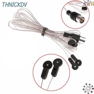 THNICKDV FM Antenna Indoor 75 Ohm 2m Amplifier