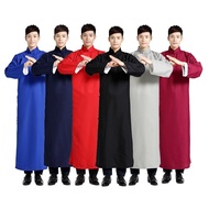 相声服装大褂快板服民国服装长衫五四青年学生装男士长袍马褂教书crosstalk costume gown allegro costume gown3e5x9st7j1my20250917