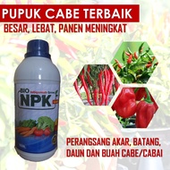 PUPUK CABE TERBAIK – Obat Semprot Cabe Lebat Tanpa Rontok Obat NPK Cair Bio Istiqomah Grow Melebatkan Buah Cabe Bunga Cabe Daun Cabe Tanpa Rontok dan Layu Keriting Kuning – Pupuk Organik Pelebat Cabe Cepat Panen Hasil Maksimal