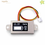 GORROS Battery Level Meter, Dual Display Adjustable Voltage Capacity Meter,  Optional Housing Ultra 