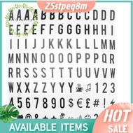 104pcs Cinematic Lightbox Replacement Letters & Numbers Signs black for A4 Light Up Letter Box Sign 