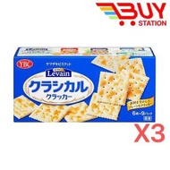YBC-Levain Classical 山崎盒裝原味經典梳打餅日本零食蘇打餅 1包 6 塊 x 9 包 X3 (平行進口) 114402 H1-6