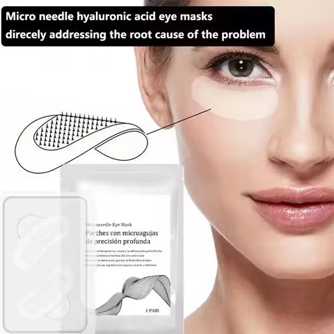 Micro-needle Eye Patch Hyaluronic Acid Anti-wrinkle Eye Mask Fine Lines Remove Moisturizing Eye Mask