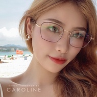 Retro College Two-Color Fashion Plain Glasses 71433