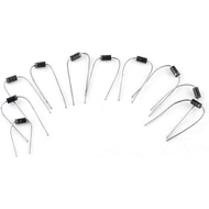 100pcs 10Values ​​Rectifier Diod Pelbagai Kit Elektronik 1N4001~1N4007 1N5817~1N5819 Dengan Kotak je