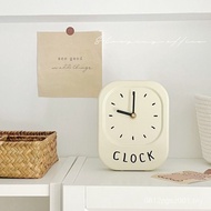 Wind Bedside Clock Simple Pendulum Desktop Nordic Decoration Bedroom Creative Cream ins Decoration M