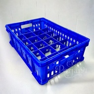 Crate Glass Jar Plastic 24 Holes