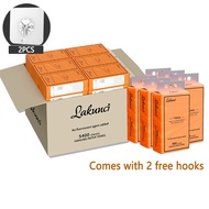 Lakunci Hanging Face Tissue (120mm x 175mm x 5400 Sheets x 6 Packs) [Gift 2 Hooks]