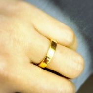 LAELA CINCIN BELAH ROTAN PLAIN  EMAS TULEN 916 GOLD RING