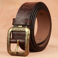 Tucano | เข็มขัดหนังวัวแท้ยีนส์ทรงกลมแบบย้อนยุคสำหรับผู้ชายและผู้หญิง สายรัดเอวแบบหัวเข็มขัดแบบติดเส