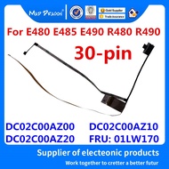 New original LCD EDP Video cable for Lenovo THINKPAD E480 E485 E490 R480 R490 DC02C00AZ00 DC02C00AZ10 DC02C00AZ20 01LW170 30-pin