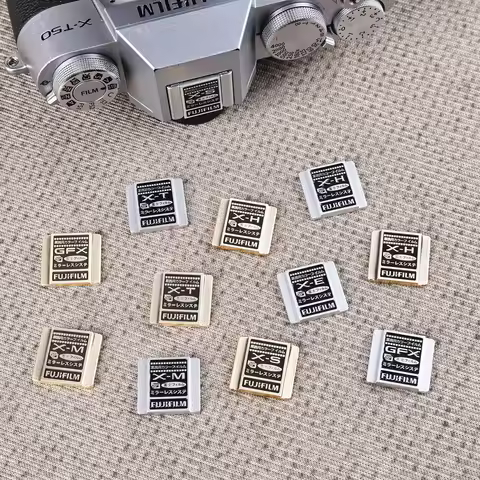 Metal Dustproof Hot Shoe Cover Cap For Fujifilm X Series XS10 XM5 XE4 XT5 XT30II XH2S XA7 X100VI XT5